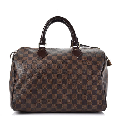 Louis Vuitton Damier Ebene Speedy 30 1 of 9