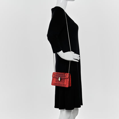 Bulgari Karung Serpenti Forever Crossbody Red 2 of 13