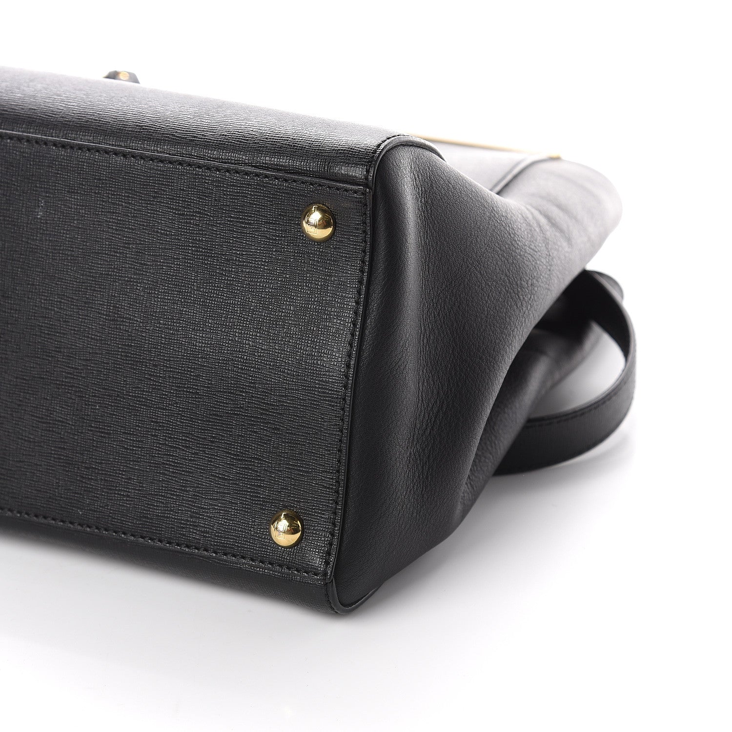Fendi Vitello Elite Regular 2Jours Tote Black 8 of 8