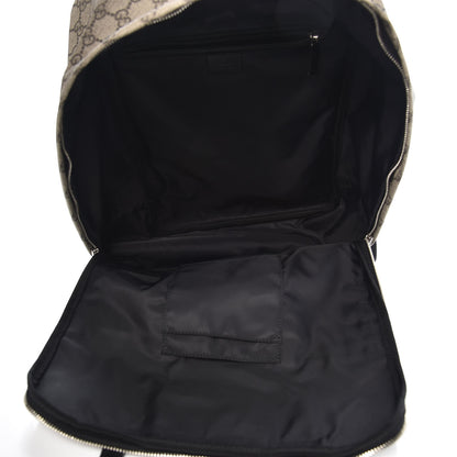 Gucci Soft GG Supreme Monogram Appia Calfskin Web Tote Backpack Beige Ebony Black 5 of 10