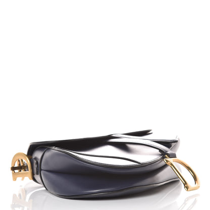 Christian Dior Calfskin Saddle Bag Indigo Blue 4 of 9