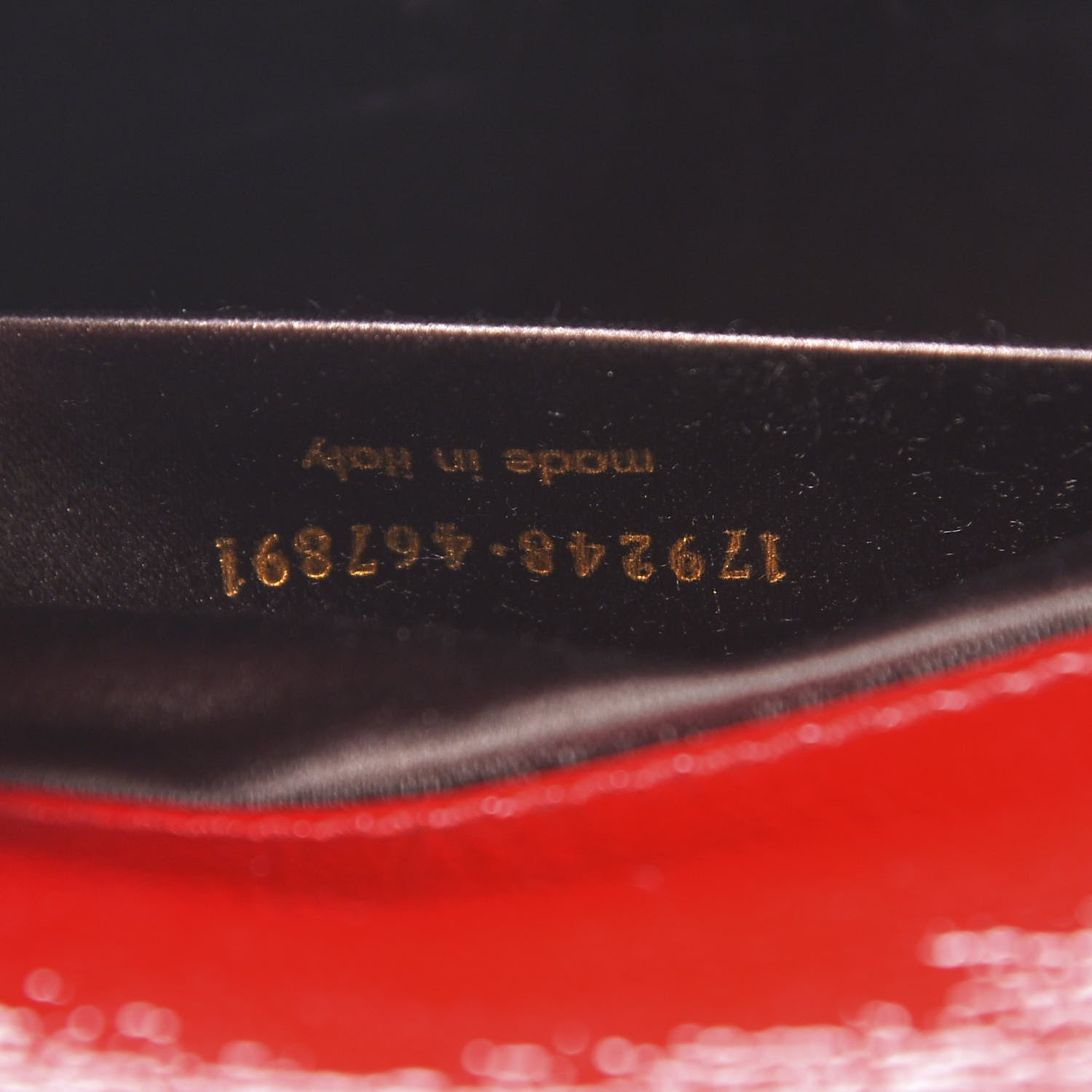 Saint Laurent Textured Patent Small Belle De Jour Clutch Red 6 of 11