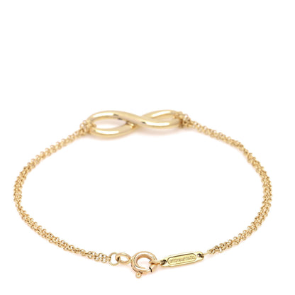 Tiffany 18K Yellow Gold Infinity Bracelet 3 of 5