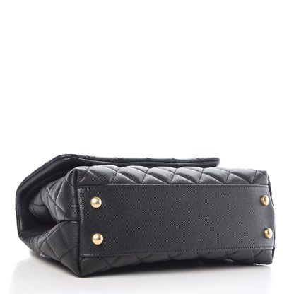 Chanel Caviar Quilted Mini Coco Handle Flap Black 4 of 10