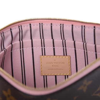 Louis Vuitton Monogram Neverfull MM GM Pochette Rose Ballerine 6 of 9
