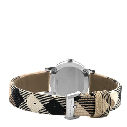 Burberry Stainless Steel Calfskin 26mm Nova Check Quartz Watch BU9212 3 of 5