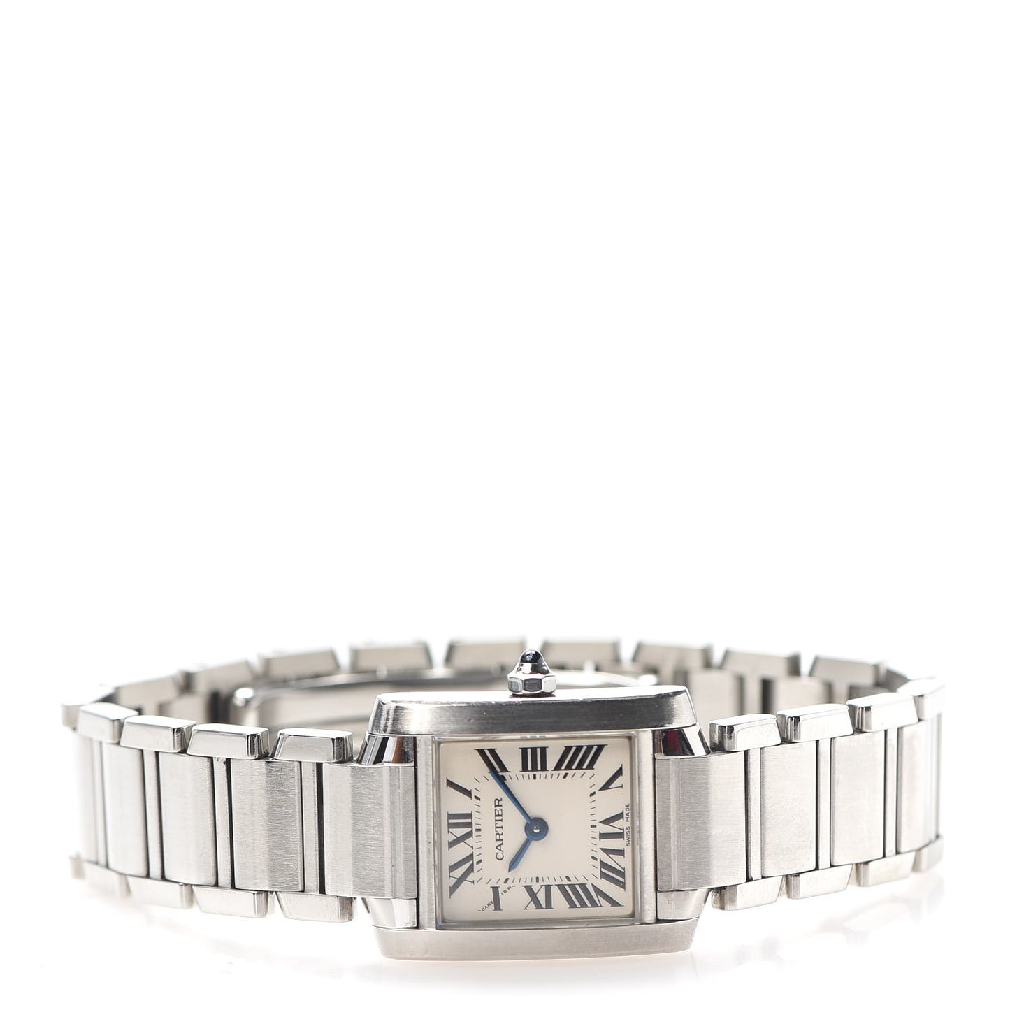 Stainless Steel 20mm Tank Francaise Quartz Watch