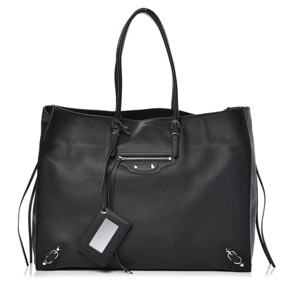 Balenciaga Supple Calfskin Papier A4 Zip Around Tote Black 1 of 7