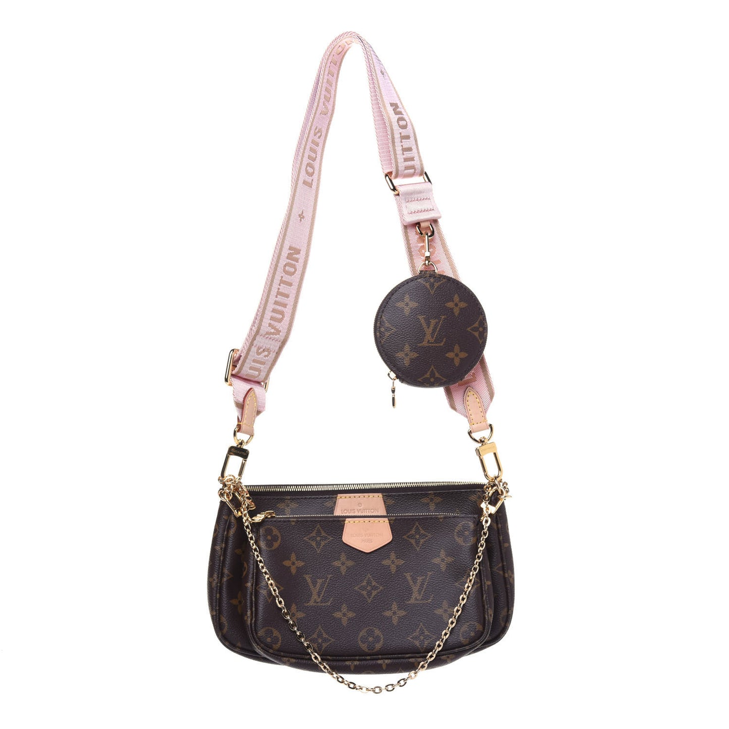 Monogram Multi Pochette Accessories Rose Clair