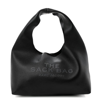 Marc Jacobs Grained Calfskin Medium The Sack Bag Black 1 of 10