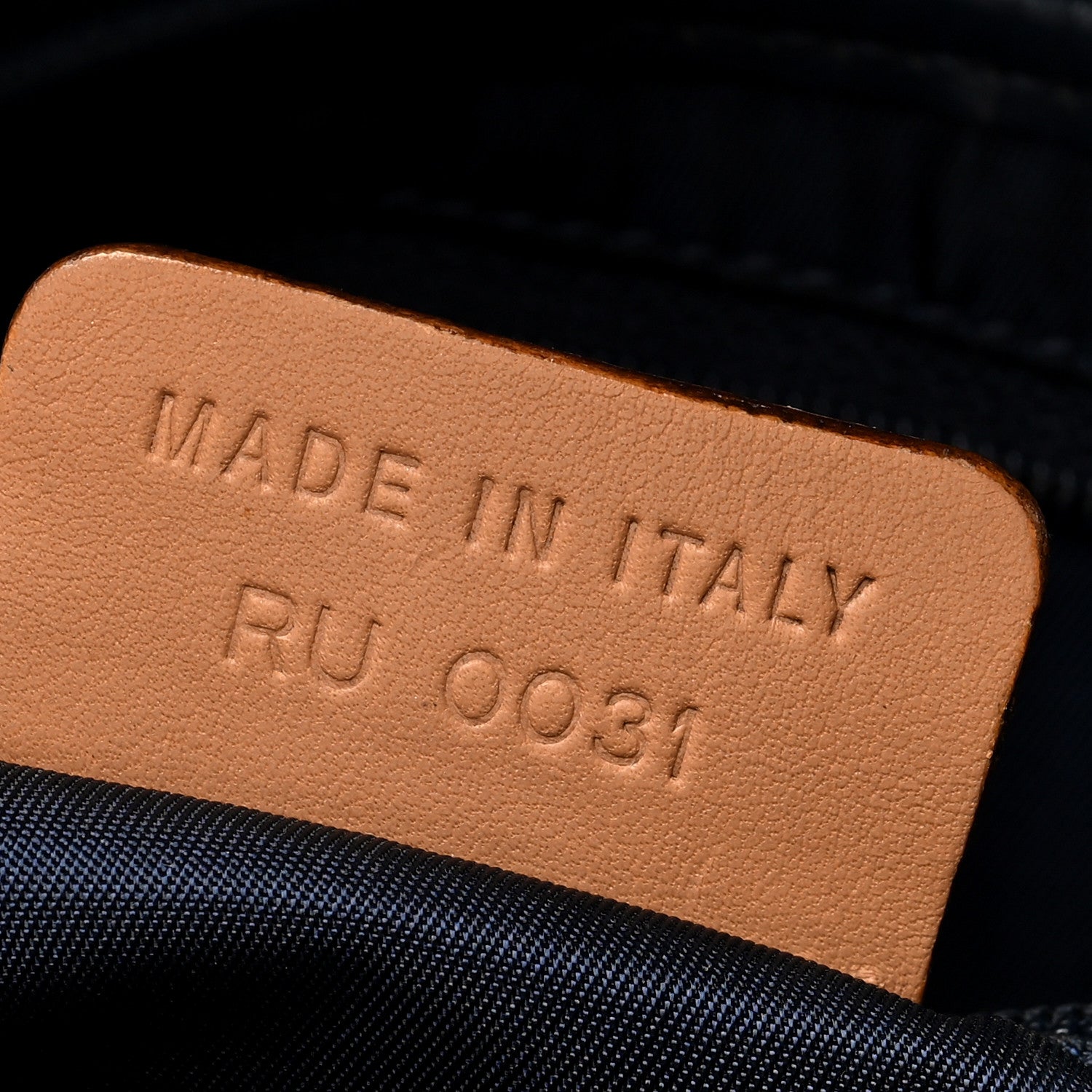 Christian Dior Denim Calfskin Saddle Bag Blue 7 of 10