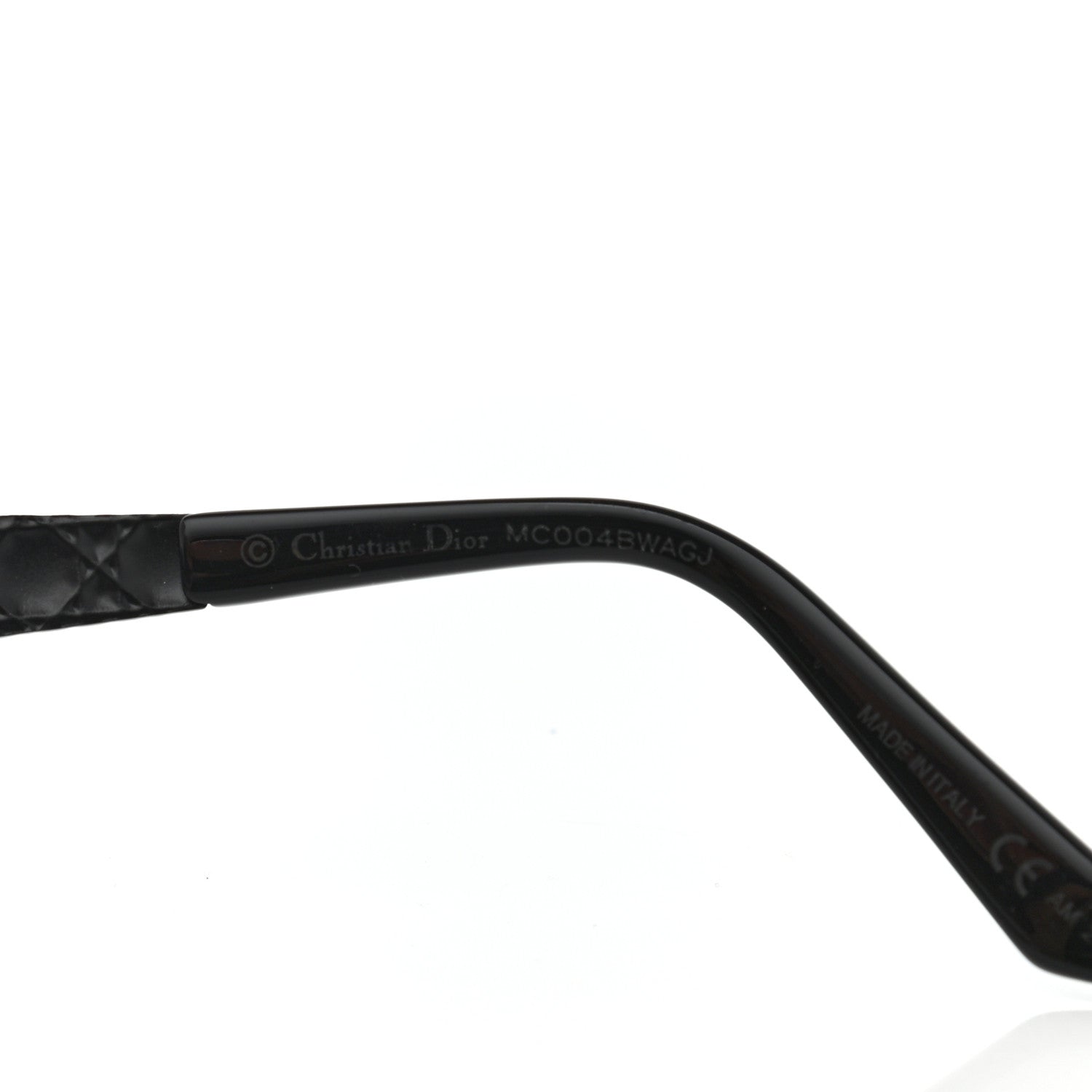 Christian Dior Lambskin Cannage Dior Lady 1R Sunglasses Black 6 of 8