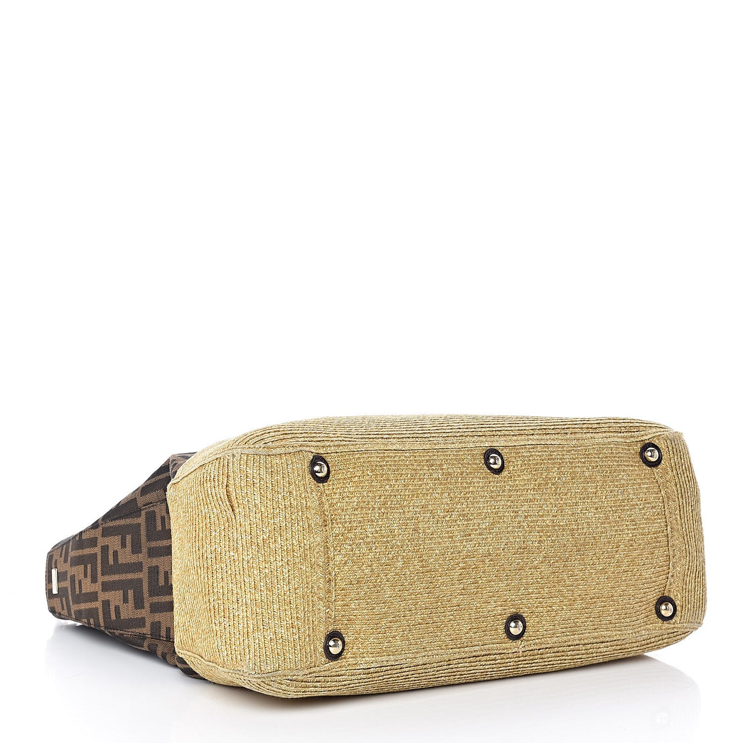 Zucca Raffia Twins Tote Tobacco
