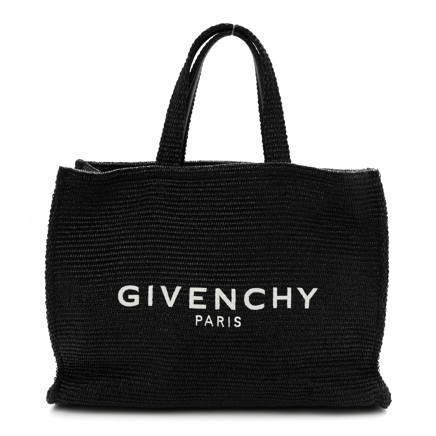 Raffia Medium G Tote Black