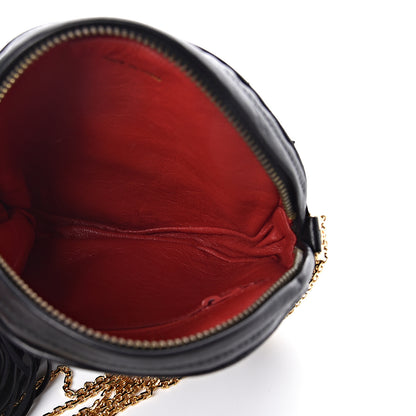Chanel Satin CC Tassel Crossbody Bag Black 5 of 11