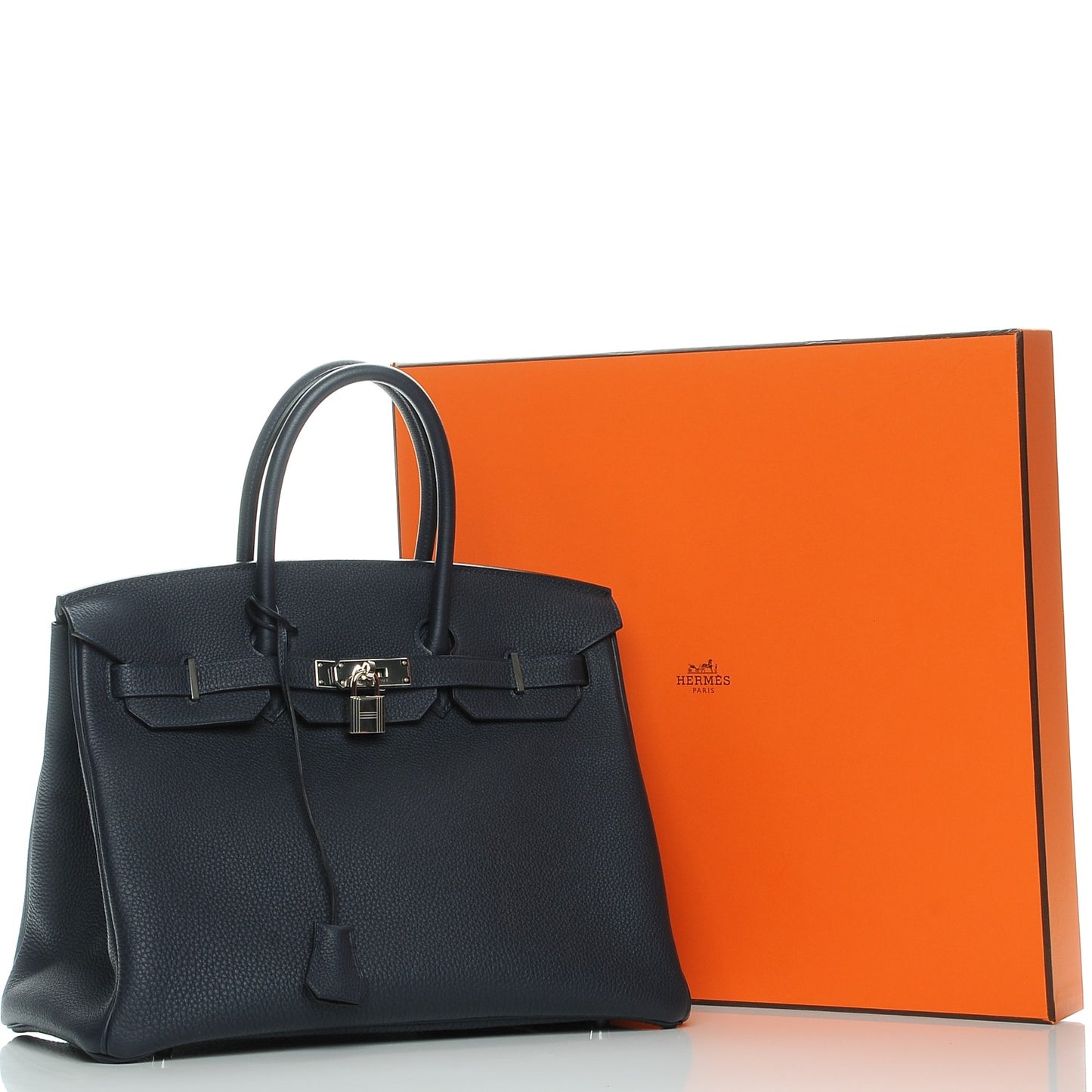 Togo Birkin 35 Bleu Nuit