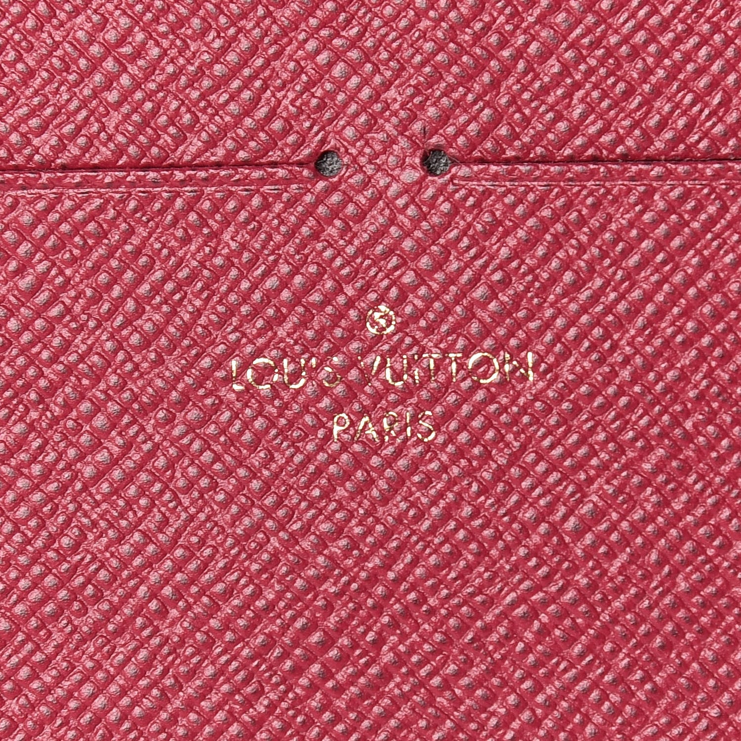 Louis Vuitton Calfskin Felicie Card Holder Insert Fuchsia 6 of 6