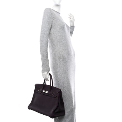 Hermes Togo Birkin 35 Raisin 2 of 11