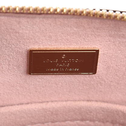 Louis Vuitton Vernis Flowers Alma BB Rose Ballerine 6 of 7