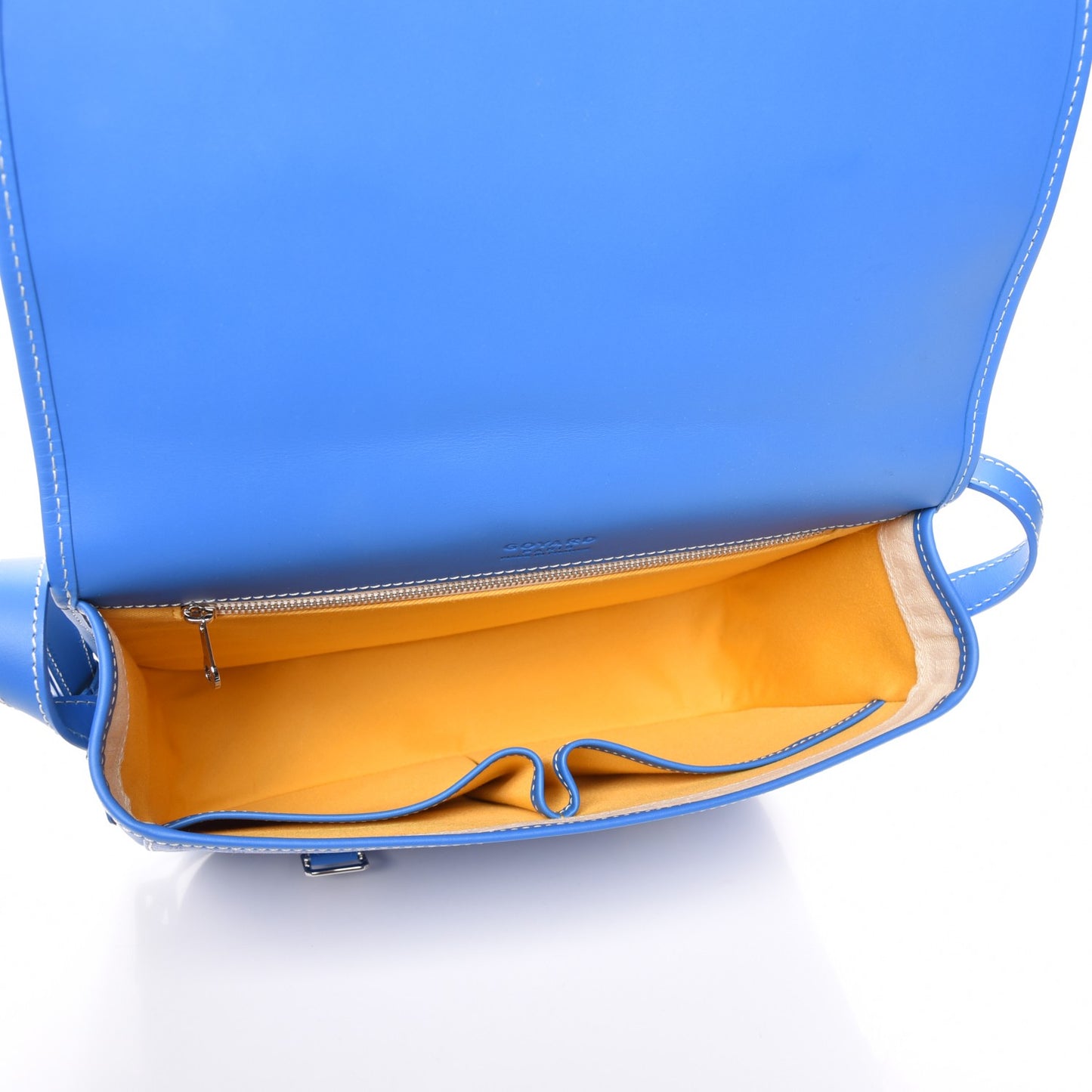 Goyardine Belvedere MM Messenger Bag Sky Blue