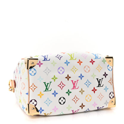 Louis Vuitton LV X TM Monogram Multicolor Speedy Bandouliere 25 White 4 of 9