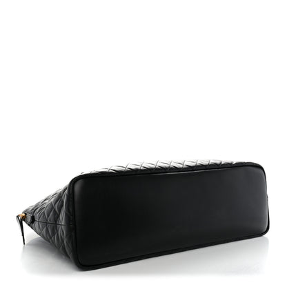 Saint Laurent Calfskin Quilted ES Giant Travel Bag Black 4 of 10