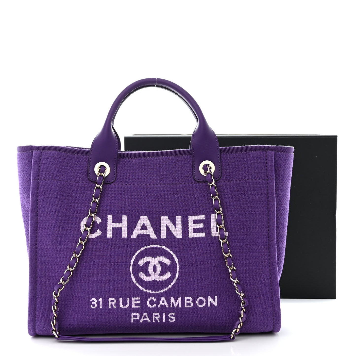 Mixed Fibers Small Deauville Tote Purple