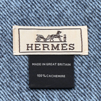 Hermes Cashmere Circuit 24 Faubourg Muffler Marine Ciel 5 of 5