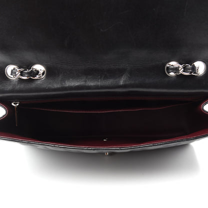 Chanel Lambskin Quilted Jumbo Single Flap Black 6 of 12