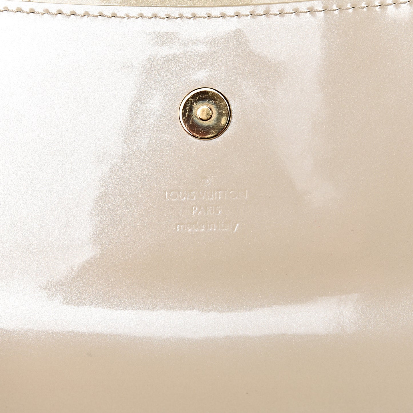 Patent Sobe Clutch Blanc Corail