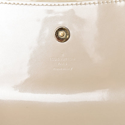 Louis Vuitton Patent Sobe Clutch Blanc Corail 6 of 9