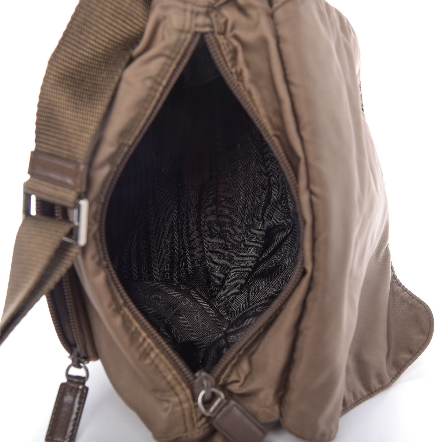 Tessuto Nylon Vela Messenger Ebano