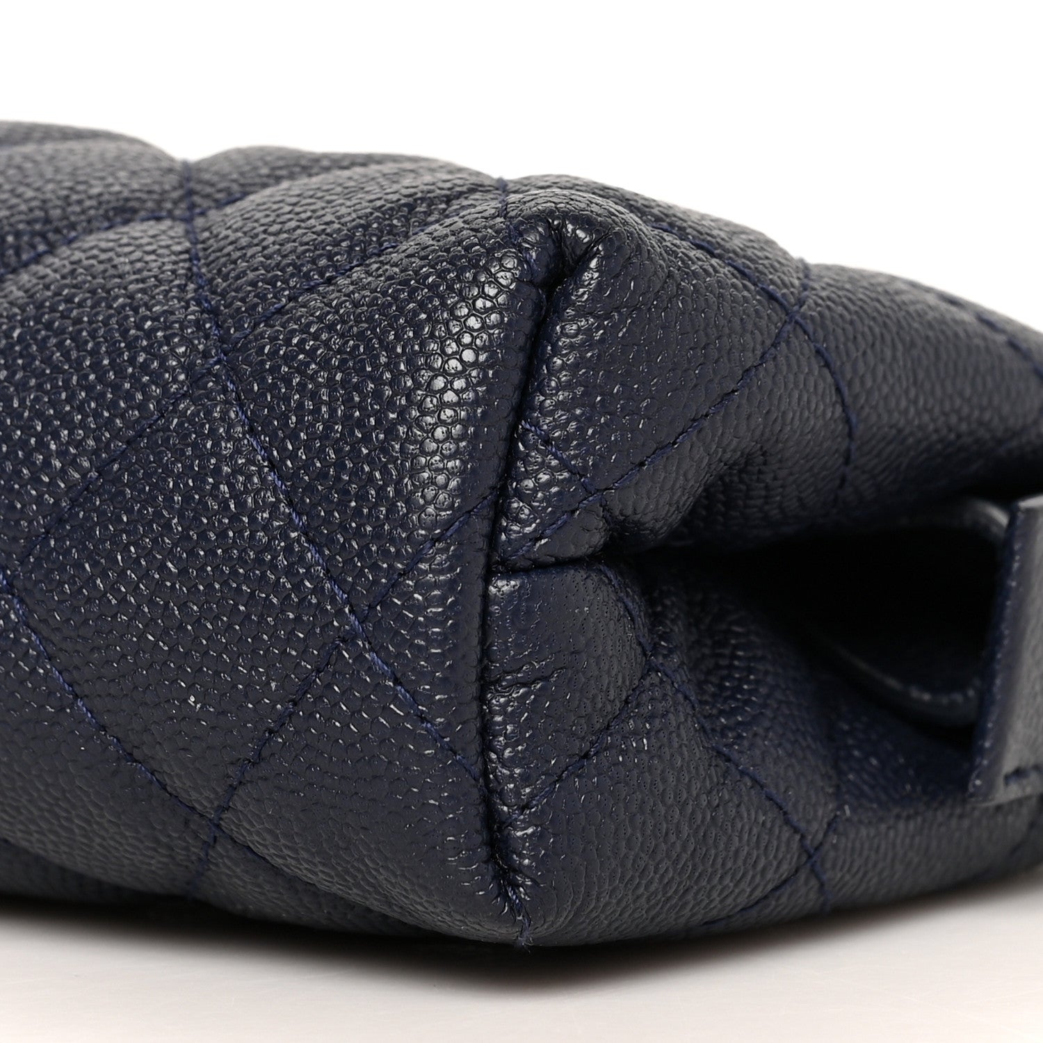 Chanel Caviar Quilted Cosmetic Case Navy 10 of 10