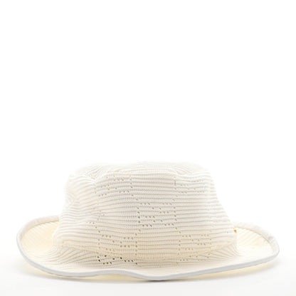 Gucci Cotton Crochet GG Monogram Bucket Hat S White 3 of 8