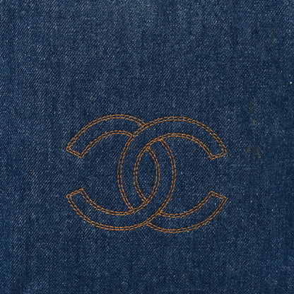 Chanel Denim Tortoise Timeless CC Tote Blue 8 of 10