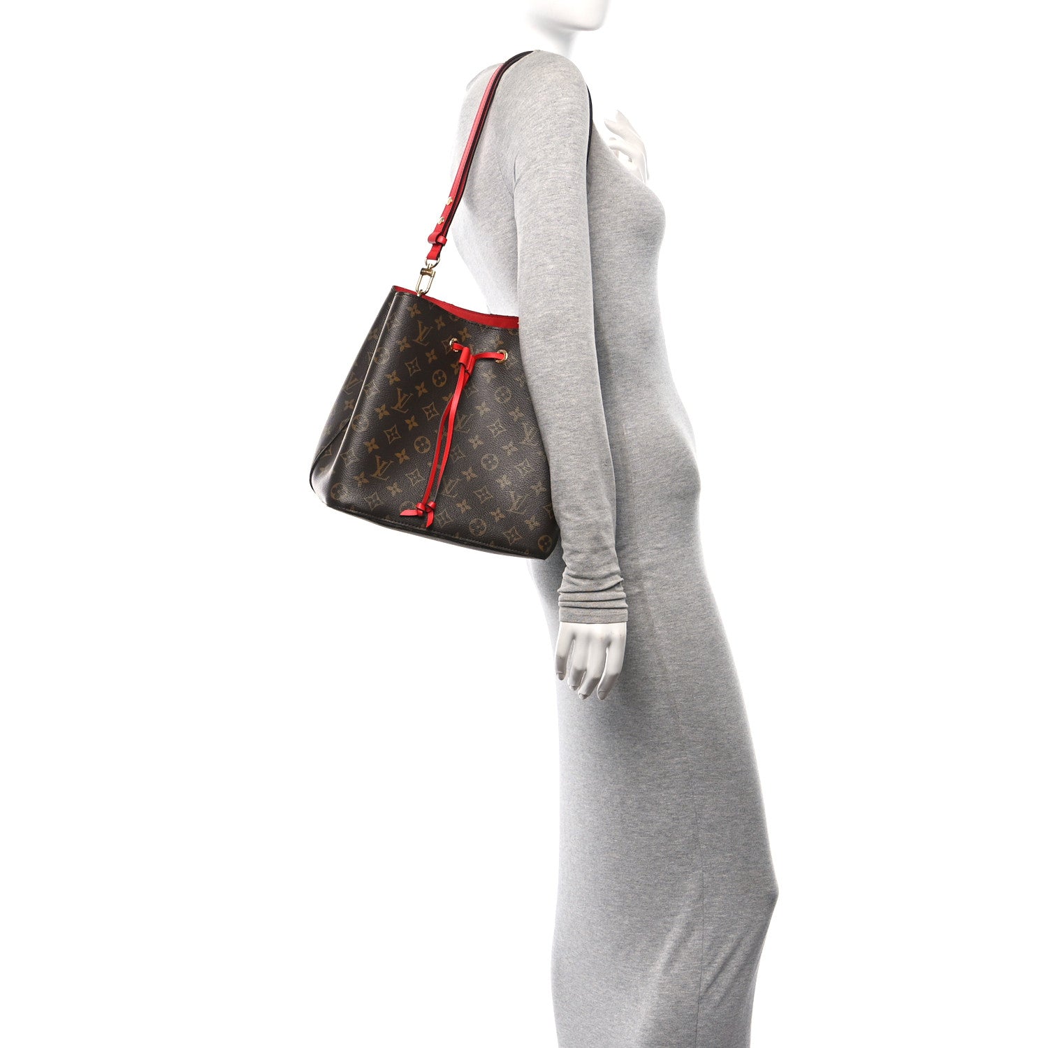 Louis Vuitton Monogram Neonoe MM Coquelicot 2 of 10