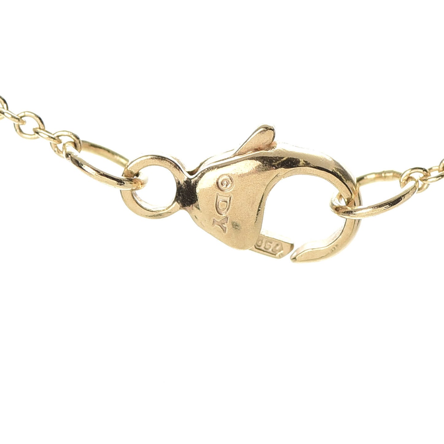 18K Yellow Gold Diamond Cable Collectibles Cross Necklace