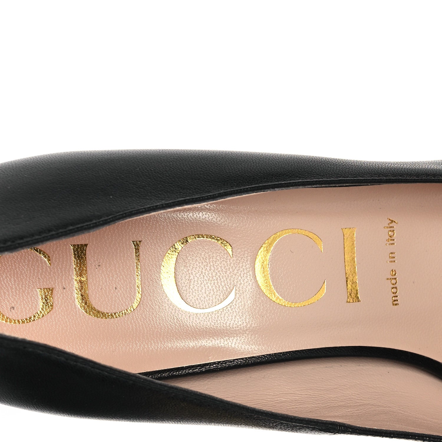 Gucci Malaga Kid Horsebit 75mm Pumps 39.5 Black 8 of 9