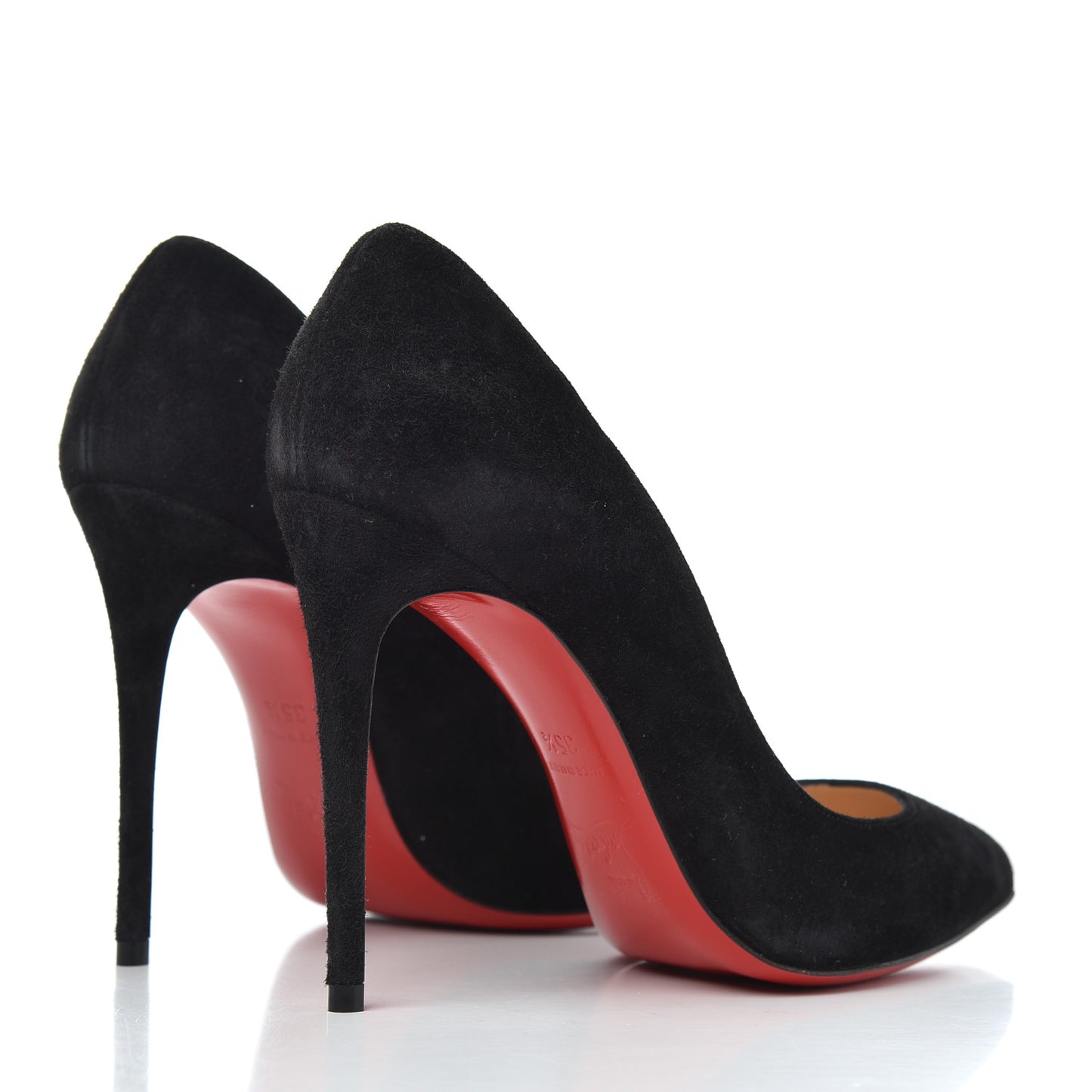 Veau Velours Pigalle Follies 100 Pumps 35.5 Black