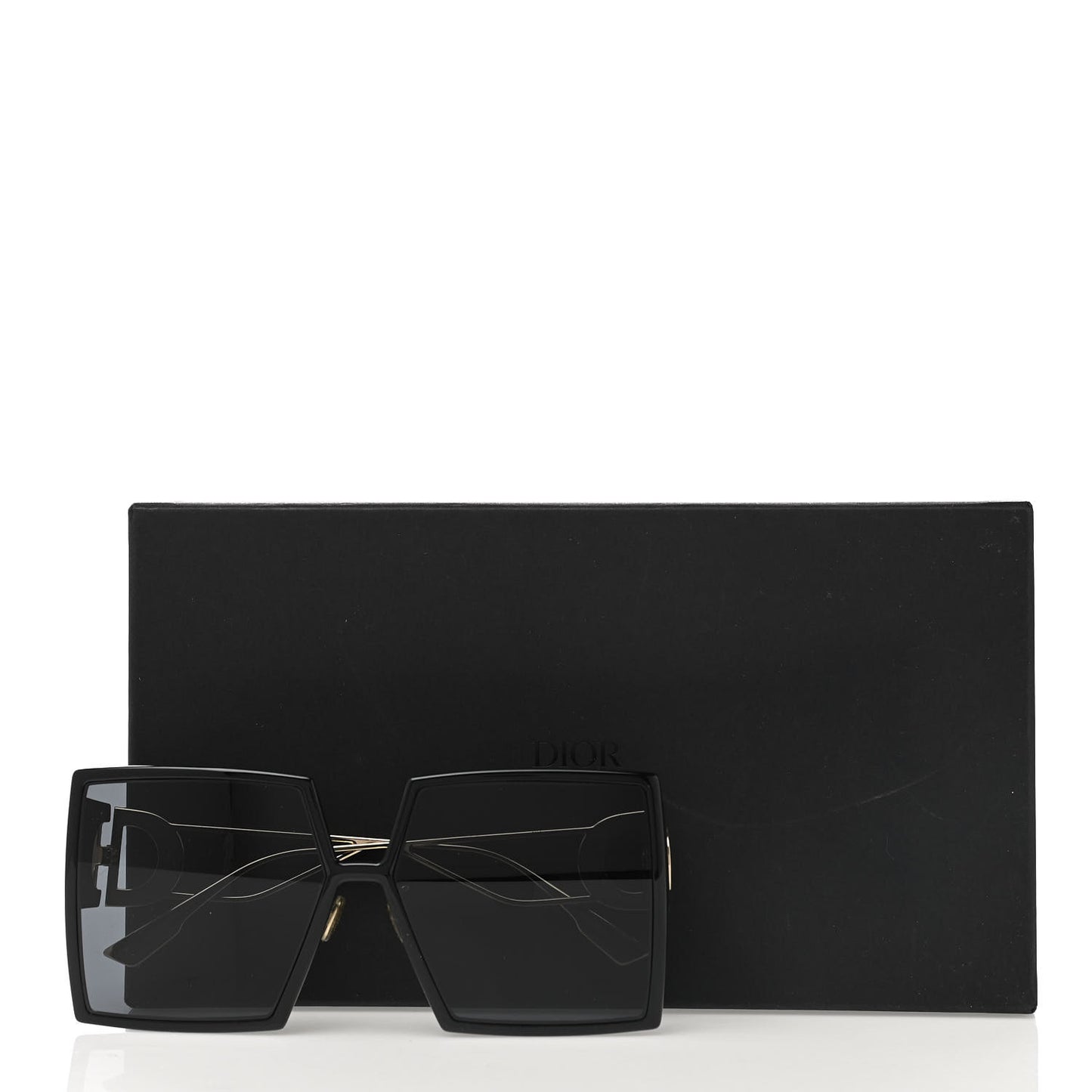 Square 30 Montaigne Sunglasses Black