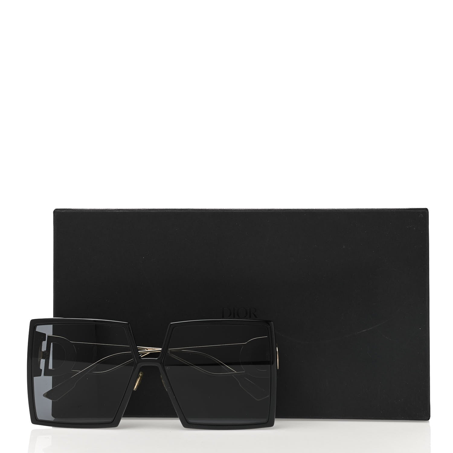 Christian Dior Square 30 Montaigne Sunglasses Black 7 of 7