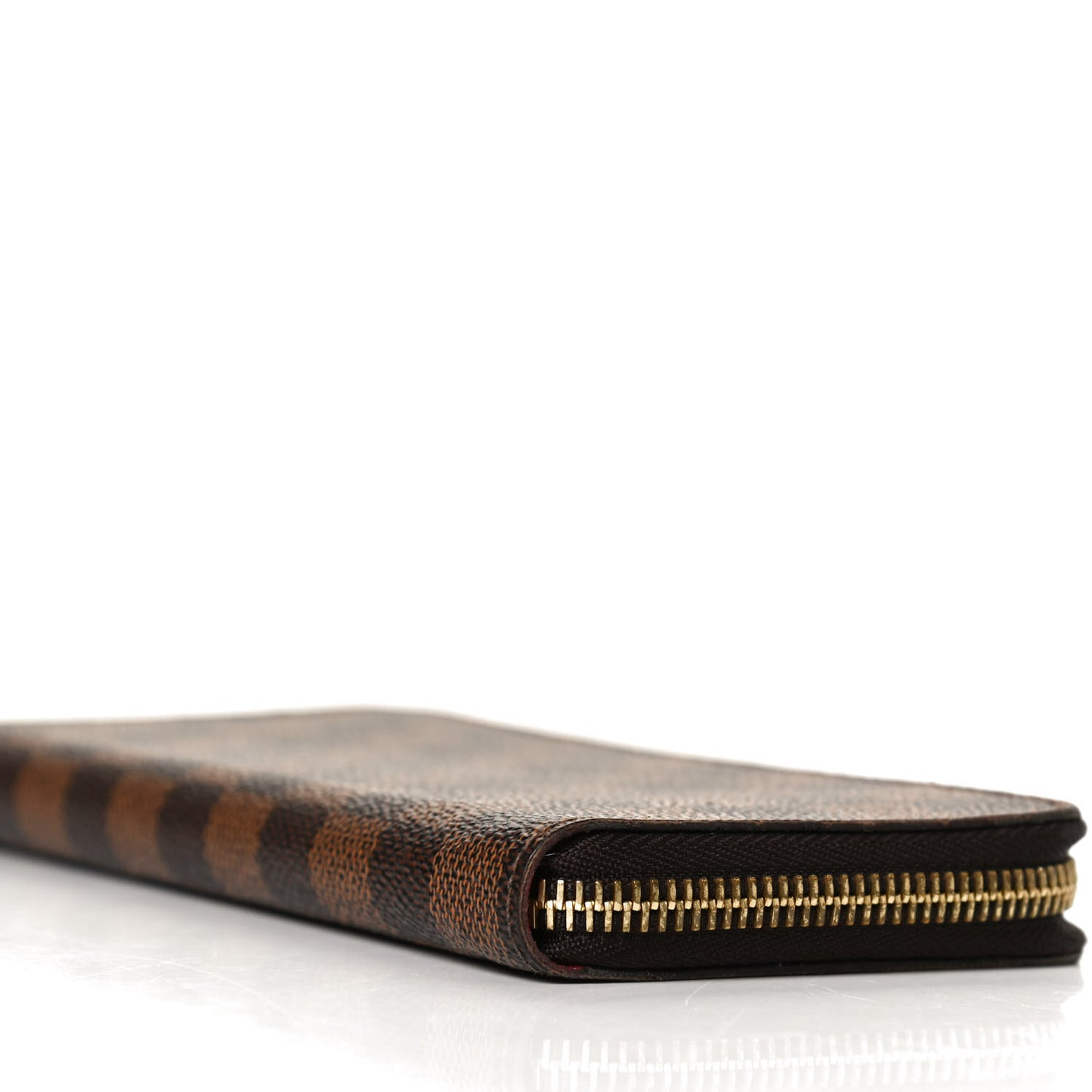 Damier Ebene Clemence Wallet Cherry
