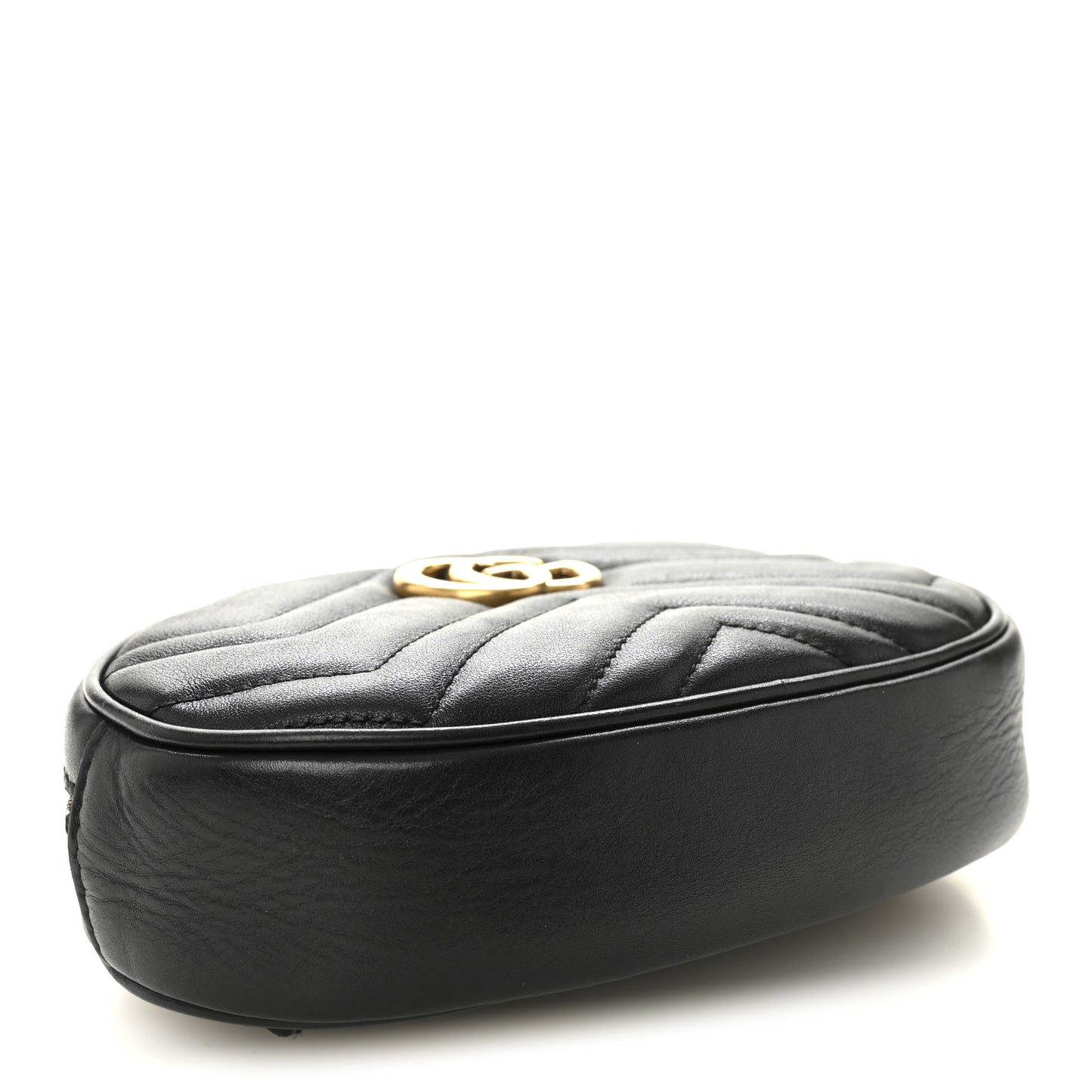 Calfskin Matelasse GG Marmont Belt Bag 95 38 Black