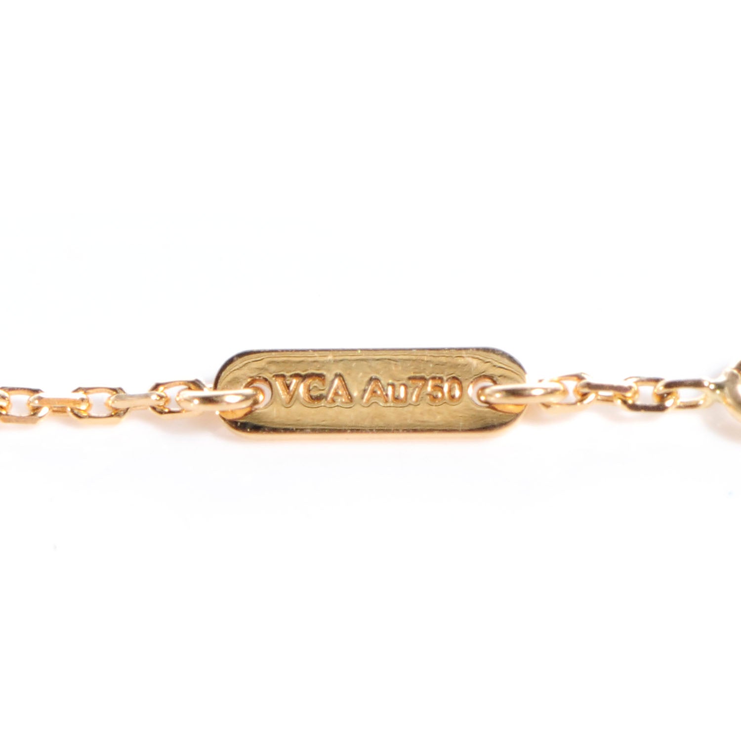 Van Cleef & Arpels 18K Yellow Gold Mother of Pearl Sweet Alhambra Butterfly Bracelet 6 of 9
