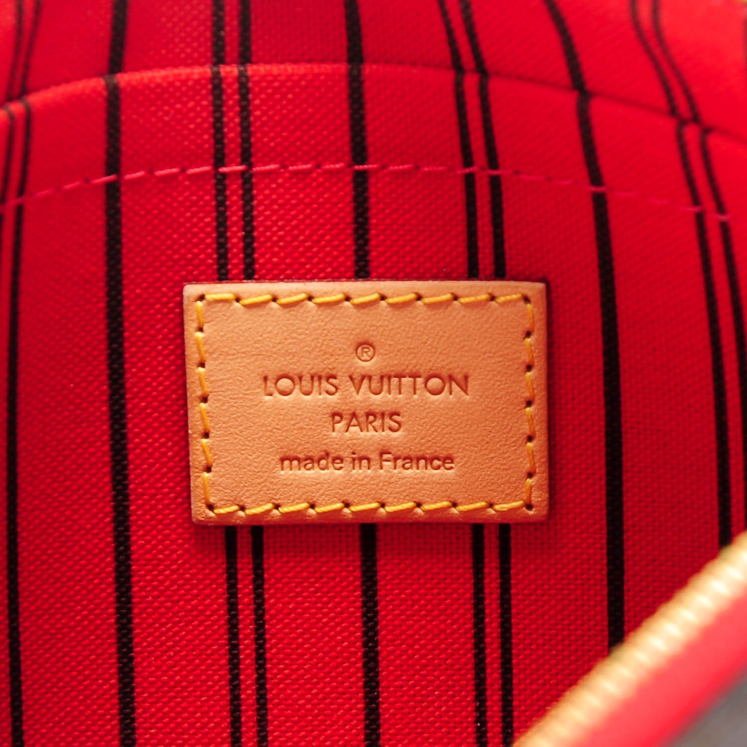 Louis Vuitton Monogram Neverfull MM GM Pochette Cherry 6 of 8