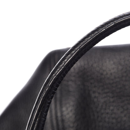 Prada Vitello Daino Side Pocket Hobo Black 15 of 29