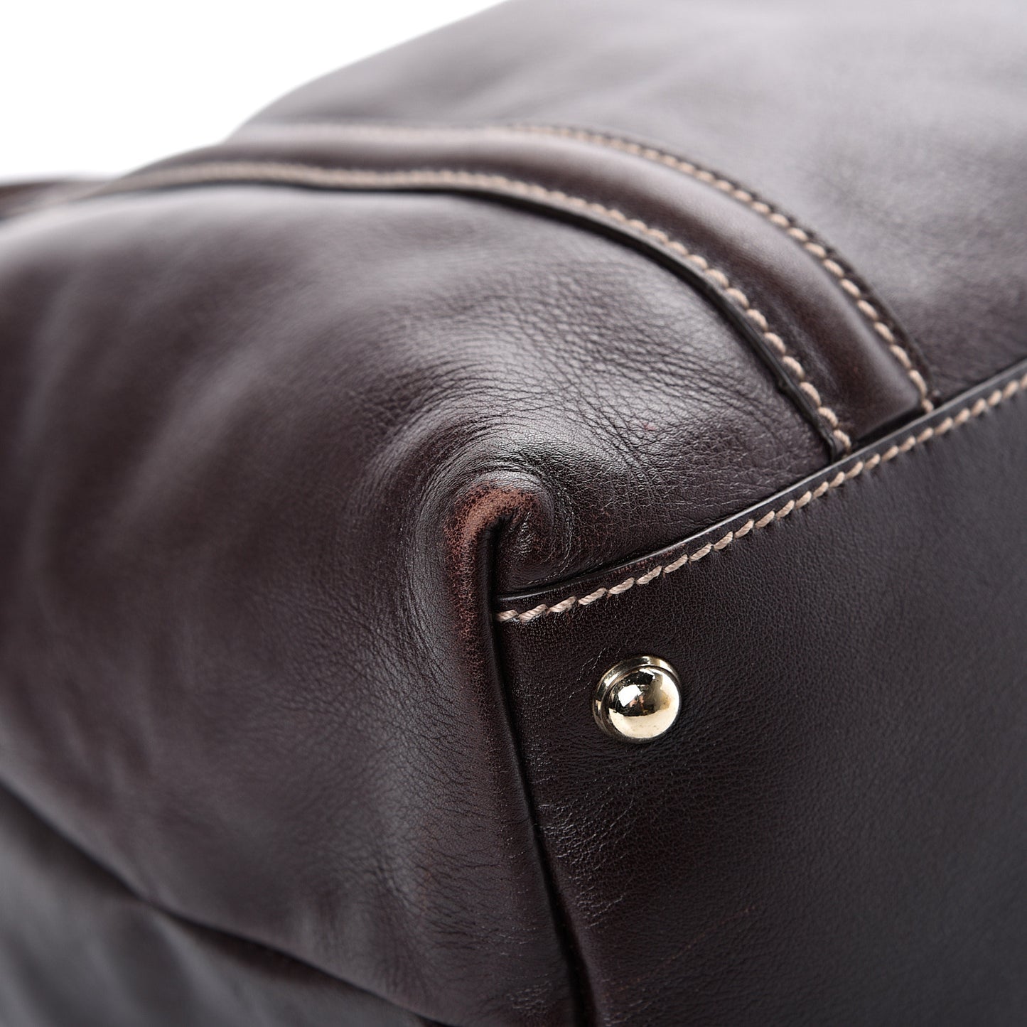 Calfskin Medium Britt Tote Brown