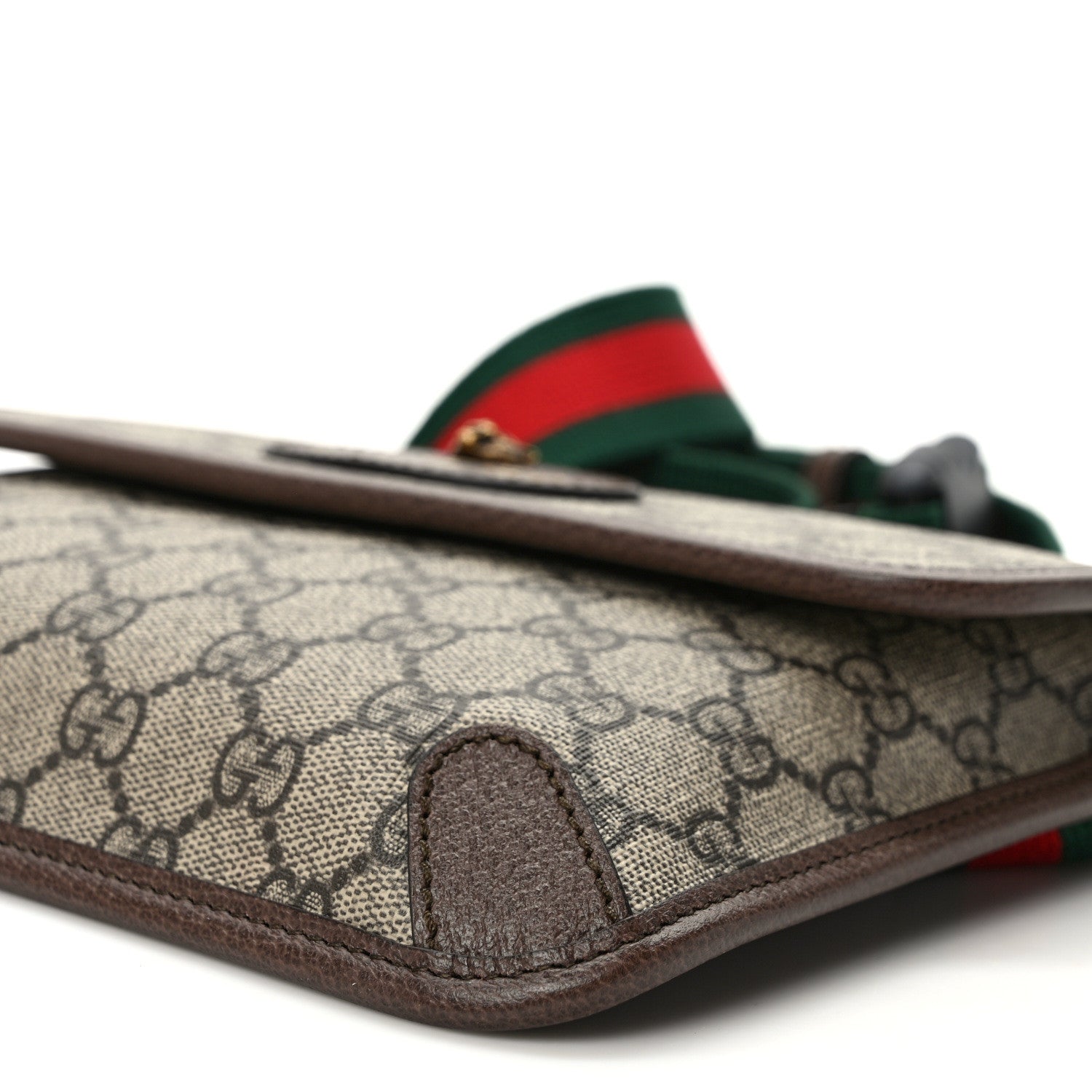 Gucci GG Supreme Monogram Neo Vintage Web Belt Bag Brown 8 of 8