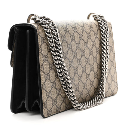 Gucci GG Supreme Monogram Small Dionysus Shoulder Bag Black 3 of 12