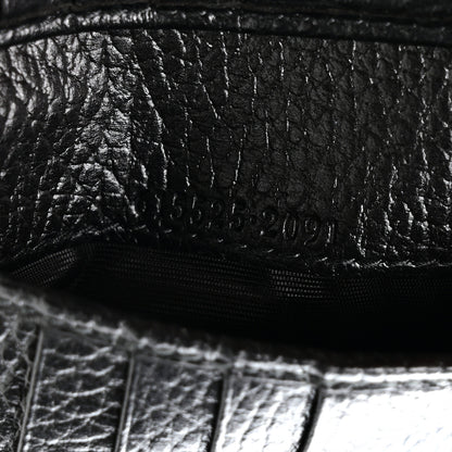Gucci Dollar Calfskin Interlocking G French Wallet Black 7 of 7